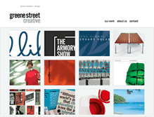 Tablet Screenshot of greenestreetcreative.com